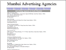 Tablet Screenshot of advertisingmumbai.com